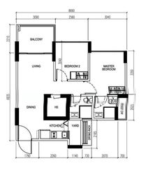 Blk 519C Centrale 8 At Tampines (Tampines), HDB 3 Rooms #556376141